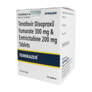 Купить Трувада полный аналог (Temirazer, Тенвир ЕМ :: Тенофовир + Эмтрицитабин) 300+200мг таблетки №30 в Москве