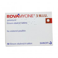 Купить Ровамицин (Cпирамицин) таблетки 3 млн. МЕ №10 в Москве
