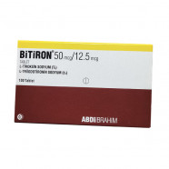 Купить Битирон, Bitiron (аналог Новотирал, Тиреотом) табл. 50 12,5мкг №100 в Москве