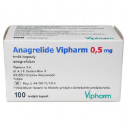 Купить Анагрелид капс. 0,5мг №100 в Москве