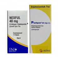 Купить Нексфул Пантапас Nexful Pantapas (Эзомепразол ампулы) :: аналог Нексиум уколов 40мг №1 (1 флакон) в Москве