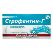 Купить Строфантин (р-р для инъекций) 0,25мг/мл 1мл №10 в Москве
