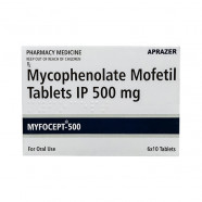 Купить Микофенолата мофетил (Myfocept-500) 500мг таблетки №60 в Москве