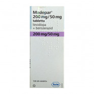 Купить Мадопар 250 (200мг 50мг) таб. аналог Бензиэль №100 в Москве