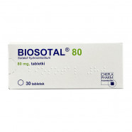 Купить Биосотал :: Соталол Биогран Франция таблетки 80мг №30 в Москве