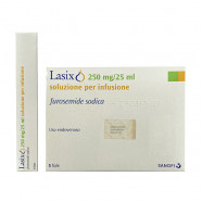 Купить Лазикс (Фуросемид) ампулы (раствор для инфузий, уколы) 250мг/25мл 10мг/мл №5 в Москве