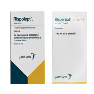 Купить Рисполепт раствор для приема внутрь (сироп) 1мг/1мл (название Rispolept / Risperdal) 100мл!!! в Москве