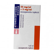 Купить Гидрокортизон Рихтер суспензия (ампулы) 25мг+5мг/мл 5мл №1 в Москве