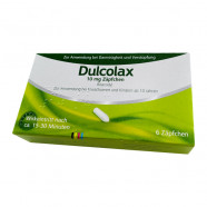 Купить Дульколакс суппозитории рект. (Дульколакс свечи) 10 мг Германия №6 в Москве