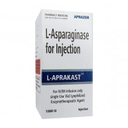 Купить Аспарагиназа (L аспарагиназа) L-Aprakast 10000 МЕ лиоф. для приг. р-ра для инъек. №1 в Москве