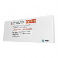 Купить Зербакса порошок для приготовления инъек. р-ра 1000мг+500мг №10 в Москве