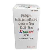 Купить Спегра :: Spegra :: Долутегравир + Эмтрицитабин + Тенофовир алафенамид табл. 50+200+25мг №30 в Москве