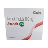 Купить Аванафил (Спедра, Стендра, Разатас) :: Avanair Индия 100мг таблетки №4 в Москве