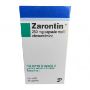 Купить Заронтин Этосуксимид 250 мг капсулы Италия №56 в Москве