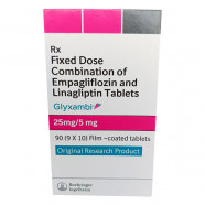 Купить Гликсамби Glyxambi табл. 25мг/5мг (эмпаглифлозин/линаглиптин) №90 в Москве