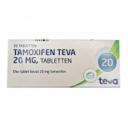 Купить Тамоксифен ТЕВА PCH Нидерланды таблетки 20мг №30 в Москве