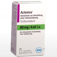 Купить Актемра (Тоцилизумаб) 80мг р-р для ин. 20мг/мл 4мл №1 в Москве
