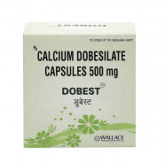 Купить Добезилат кальция Dobest, аналог Доксиум капсулы 500мг №10 в Москве