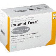 Купить Ипрамол (Ipramol) 0,5мг 2,5мг/2,5мл ампулы для ингаляций №60 в Москве