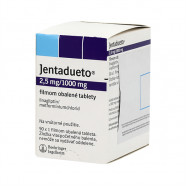 Купить Джентадуэто таблетки 2,5мг 1000мг №90 в Москве