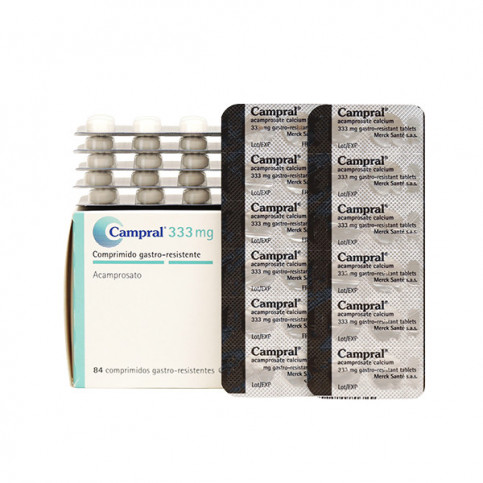 Купить Кампрал (Сampral, Акампросат) таблетки 333мг №84 в Москве в Москве