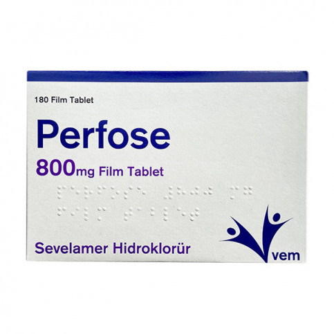 Купить Перфозе Perfose :: Севеламер :: (полный аналог Ренагель, Селамерекс) 800мг табл. 180шт. в Москве в Москве