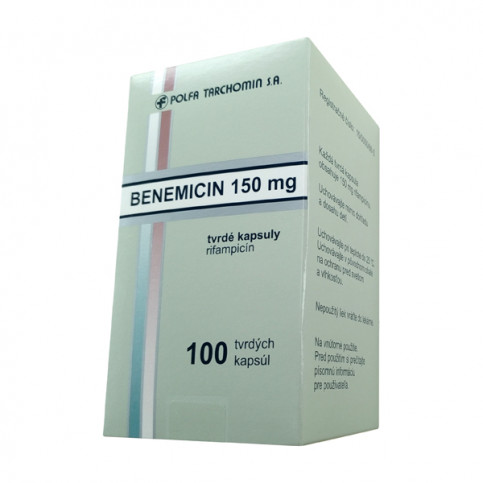 Купить Рифампицин Benemicin (аналоги Рифабутин, Эремфат, Рифадин) капс. 150мг №100 в Москве в Москве