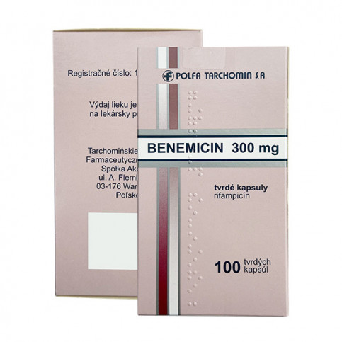 Купить Рифампицин Benemicin (аналоги Рифамакс, Микобутин, Фарбутин) капс. 300мг №100 в Москве в Москве