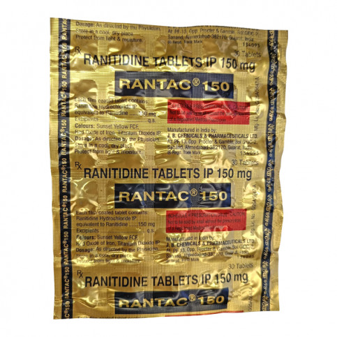 Купить Ранитидин (аналог Зантак) Rantac 150мг табл. блистер №30 в Москве в Москве