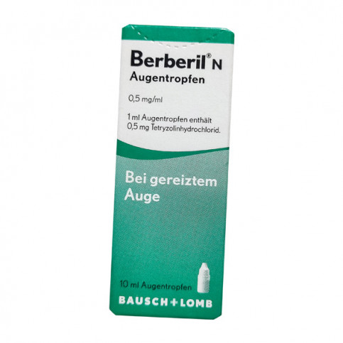 Купить Берберил Н (Тетризолин) глазные капли 10мл в Москве в Москве