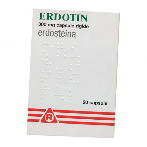 Купить Эрдомед аналог (Эрдотин Италия) 300мг капсулы №20 в Москве в Москве