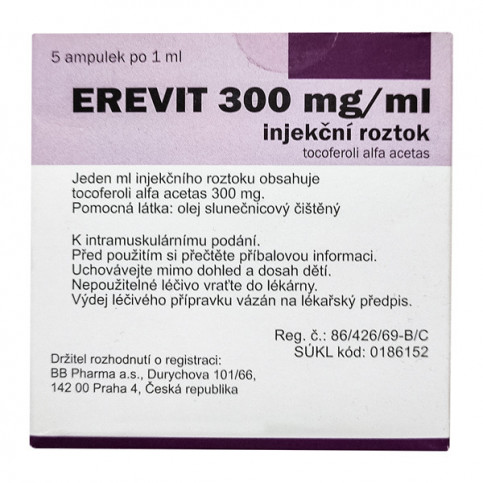 Купить Витамин Е в ампулах (Эревит 300) 1мл №5 в Москве в Москве