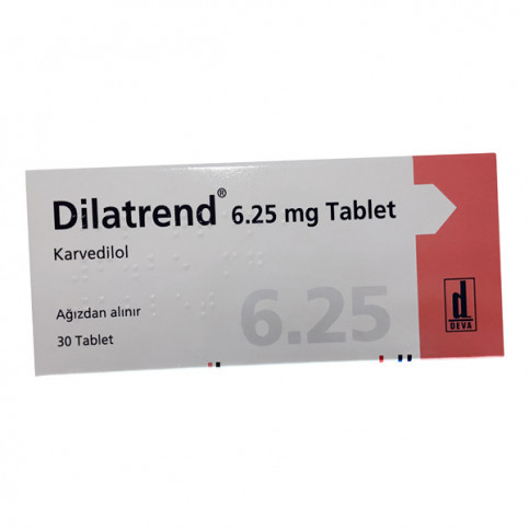 Купить Дилатренд 6,25мг таб. №30 в Москве в Москве