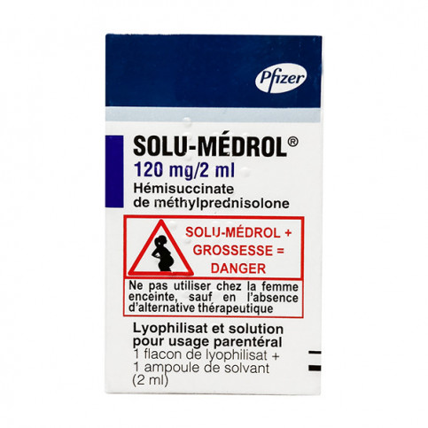 Купить Солу медрол 120мг/2мл порошок лиоф. для инъекций №1 в Москве в Москве