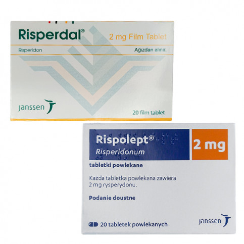 Купить Рисполепт (Рисперидон) таблетки 2мг (название Rispolept / Risperdal) №20 в Москве в Москве