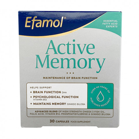 Купить Эфамол Брейн Актив Мемори (Efamol Brain Active Memory) капсулы №30 в Москве в Москве