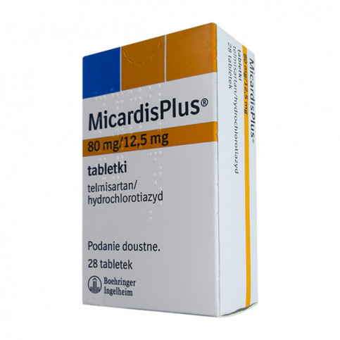 Купить Микардис плюс табл. 12,5+80 мг №28 в Москве в Москве
