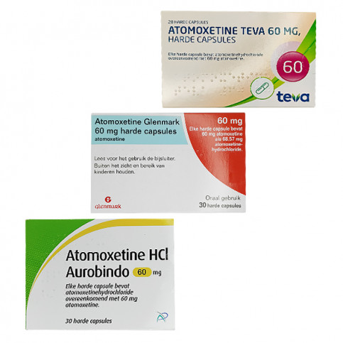Купить Атомоксетин капс. 60 мг Европа :: Аналог Когниттера :: Glenmark / Teva №28 в Москве в Москве