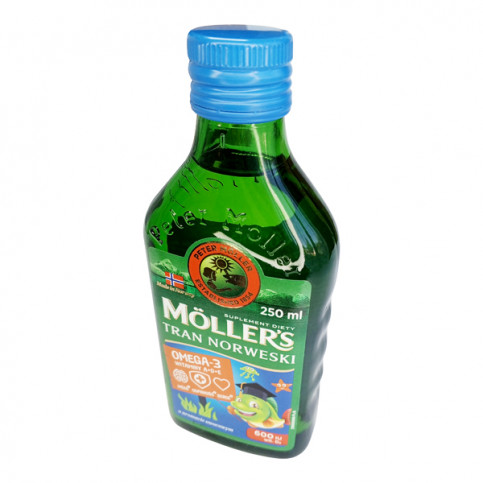Купить Рыбий жир Меллер Moller omega 3 (Mollers) раствор с фруктовым вкусом Европа флакон 250мл в Москве в Москве