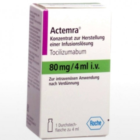 Купить Актемра (Тоцилизумаб) 80мг р-р для ин. 20мг/мл 4мл №1 в Москве в Москве