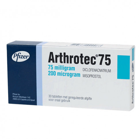 Купить Артротек таблетки 75мг+200мкг 30шт. в Москве в Москве