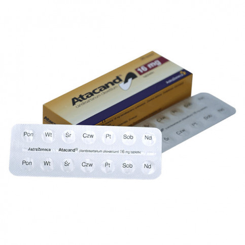 Купить Атаканд (Atacand) таб. 16мг №28 (28 штук) в Москве в Москве