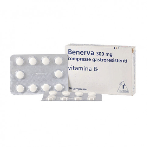 Купить Бенерва (витамин В1 в таблетках) 300мг №20 в Москве в Москве