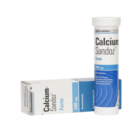 Купить Кальций Сандоз форте шип. таб. 500мг 20 штук в Москве в Москве