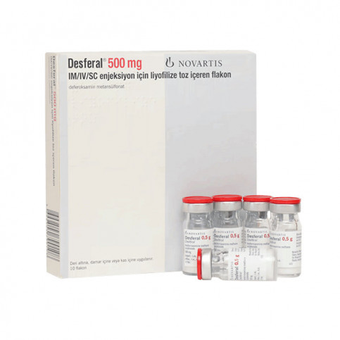 Купить Десферал (Дефероксамин) 500мг лиофил. порошок для инъекций №10 в Москве в Москве