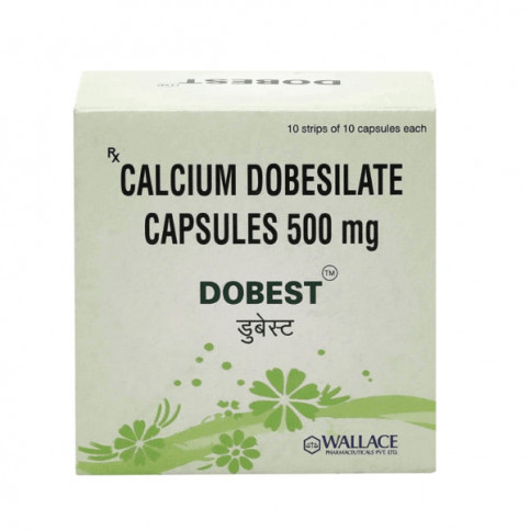 Купить Добезилат кальция Dobest, аналог Доксиум капсулы 500мг №10 в Москве в Москве