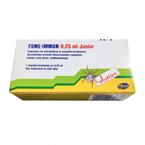 Купить ФСМЕ Иммун Джуниор Инжект вакцина, FSME Immun Junior Inject 0,25мл (без иглы) №1 в Москве в Москве