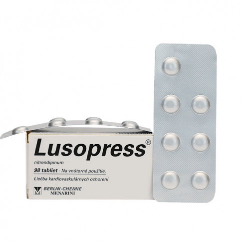 Купить Люсопресс (Нитрендипин) таблетки 20мг №98 в Москве в Москве