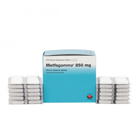 Купить Метфогамма 850мг таблетки №120шт в Москве в Москве