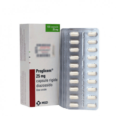 Купить Прогликем (Диазоксид) 25 мг №100 в Москве в Москве